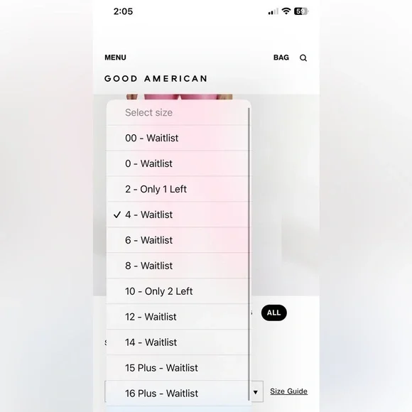 Good American Good Icon Faux Leather Pants💕SOLD OUT💕Barbie Core Pink Size 4/27 - Picture 10 of 12